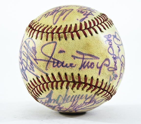 1973  New York Mets Team Signed Baseball