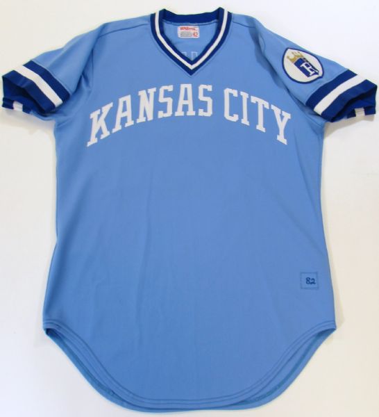 1982 Kansas City Royals Larry Gura Game Used Jersey 