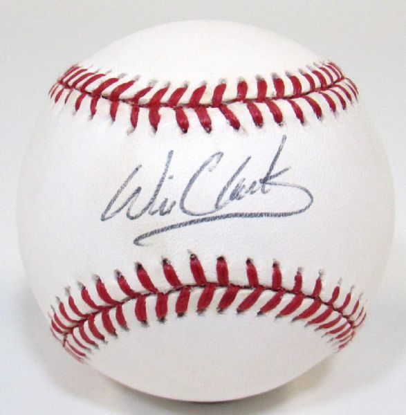 Will Clark Signed Baseball