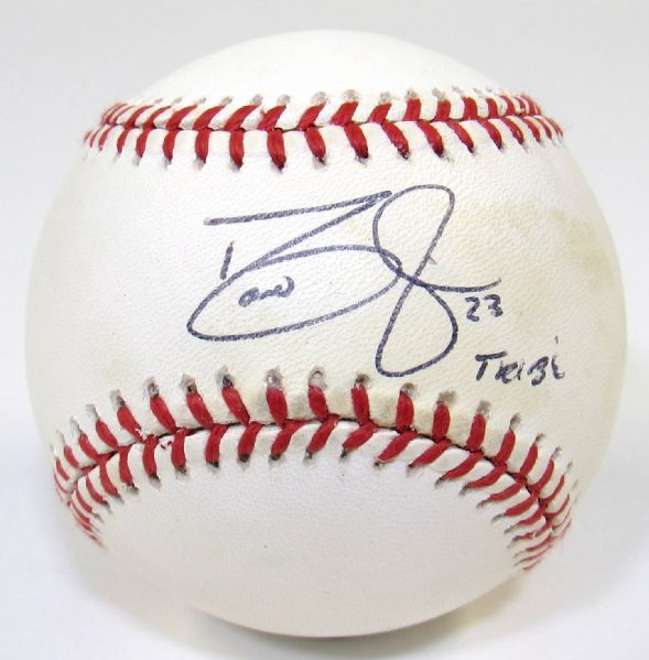 David Justice Signed Baseball