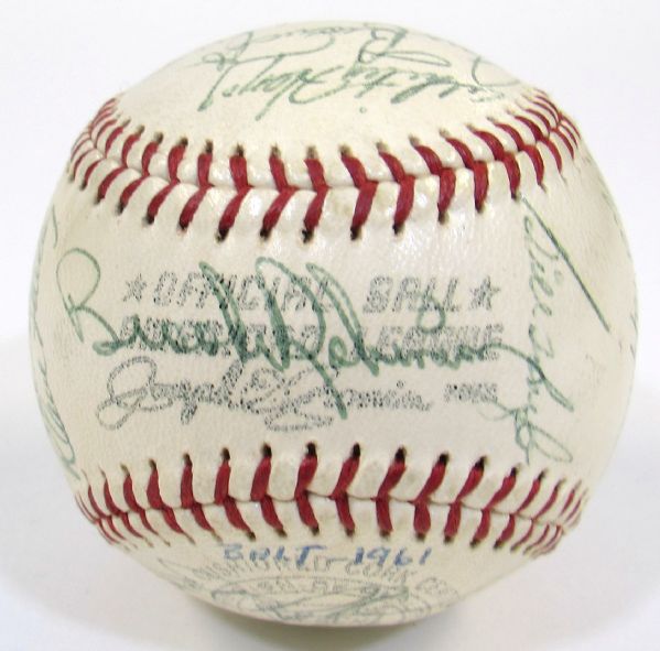 1961 Baltimore Orioles Team Signed Baseball