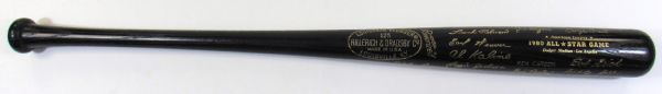 1980 All-Star Game Black Bat