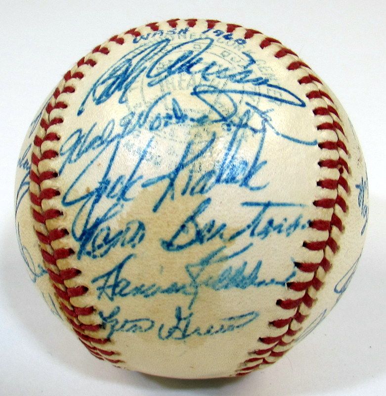 Lot Detail 1960 Washington Senators Team Signed Baseball