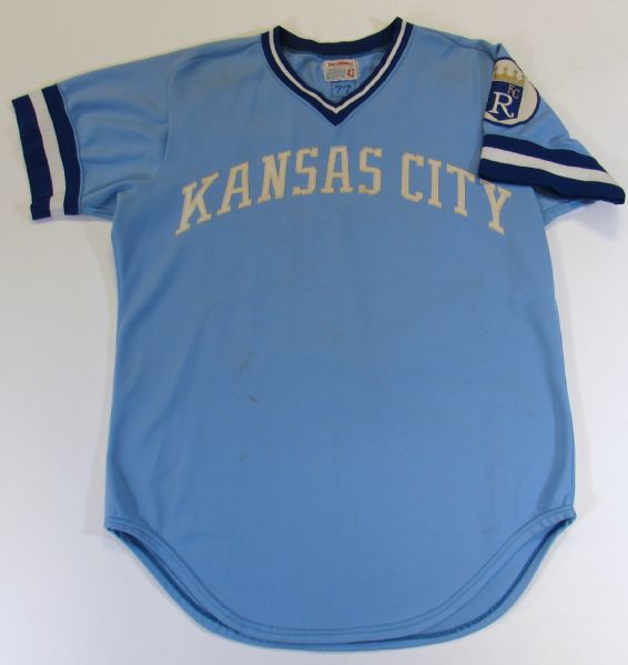 1977 Frank White Game Used KC Royals Jersey
