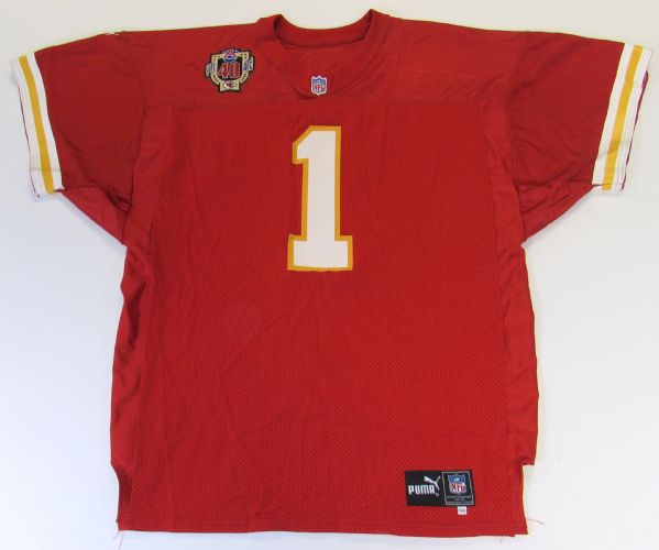 1999 Warren Moon Signed KC Chiefs Jersey