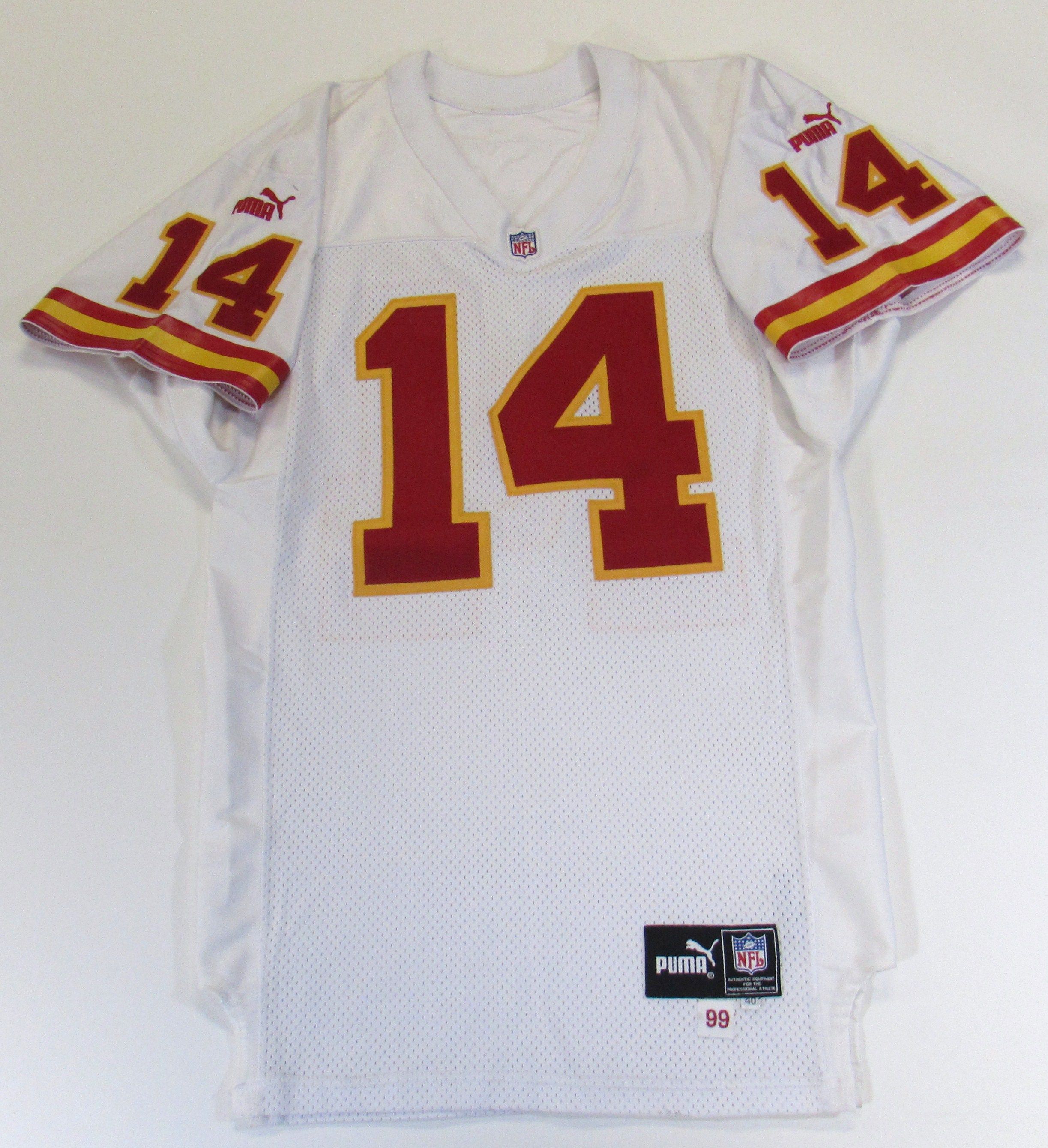 Lot Detail - 1999 Bill Lindquist Game Used KC Chiefs Jersey