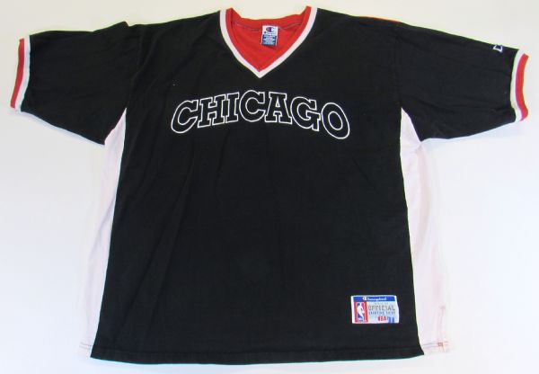 1995-96  Dennis Rodman Game Used Chicago Bulls Shooting Shirt