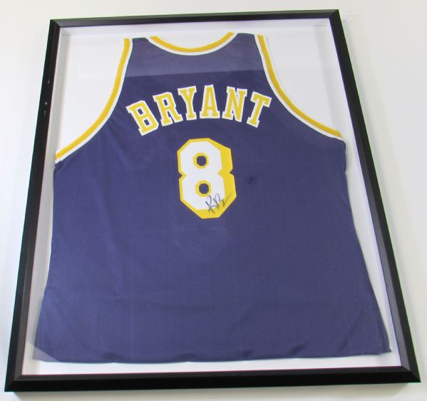 Kobe Bryant Signed Framed Jersey
