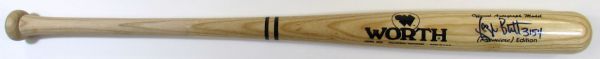 George Brett Signed Worth Premiere Edition Bat