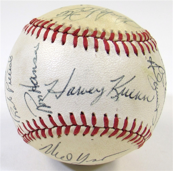 1982 Milwaukee Brewers Team Signed Ball