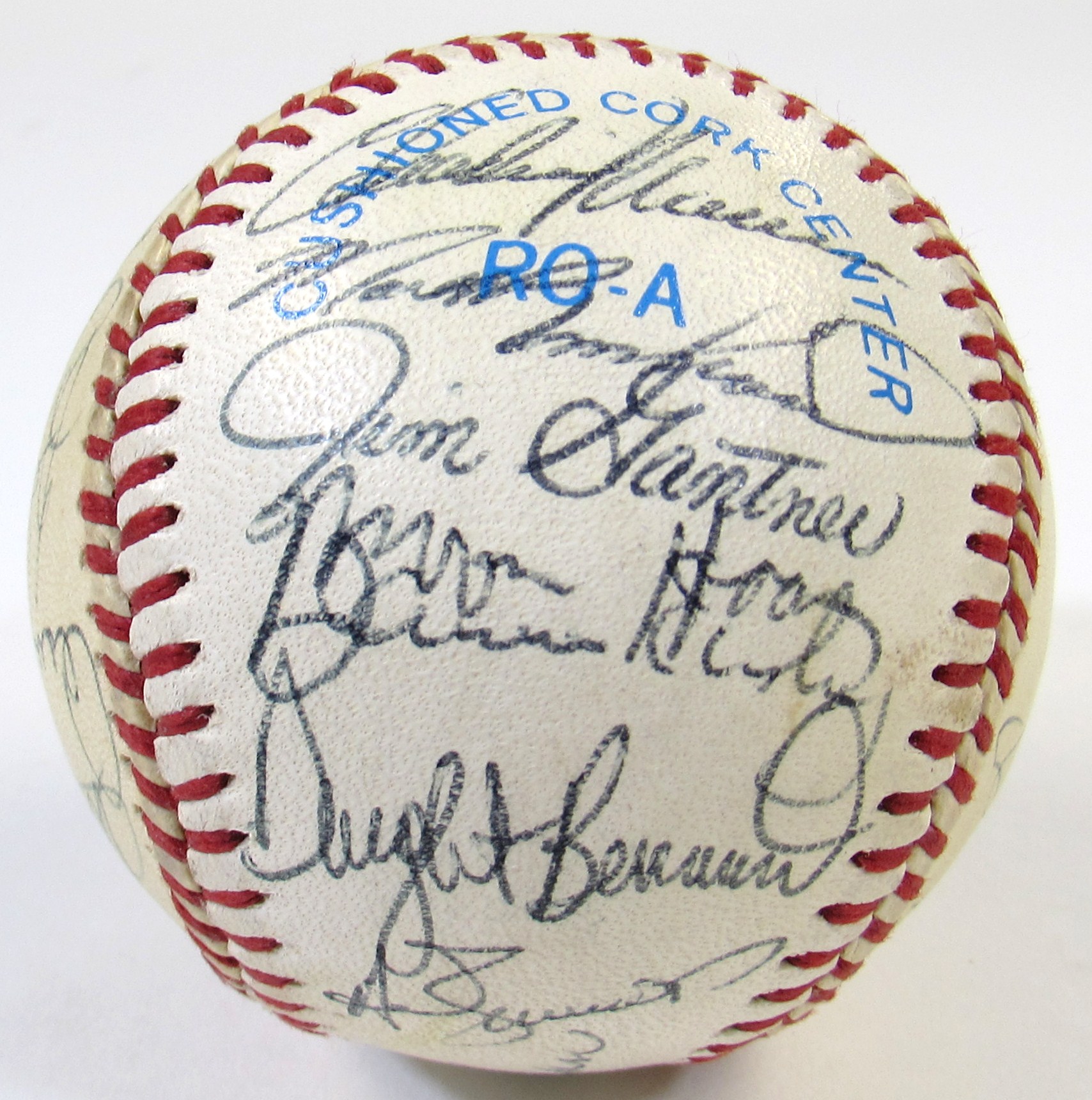 1982 MILWAUKEE BREWERS TEAM SIGNED OFFICIAL MLB BASEBALL - 22 SIGS