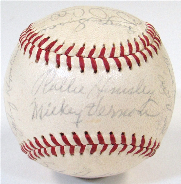 1961 Washington Senators Team Signed Ball