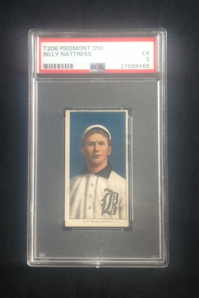 T-206 Billy Nattress PSA 5