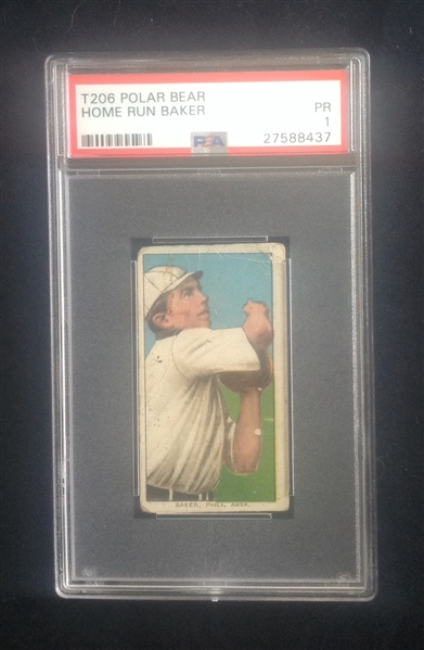 T-206 Frank Baker Polar Bear PSA 1