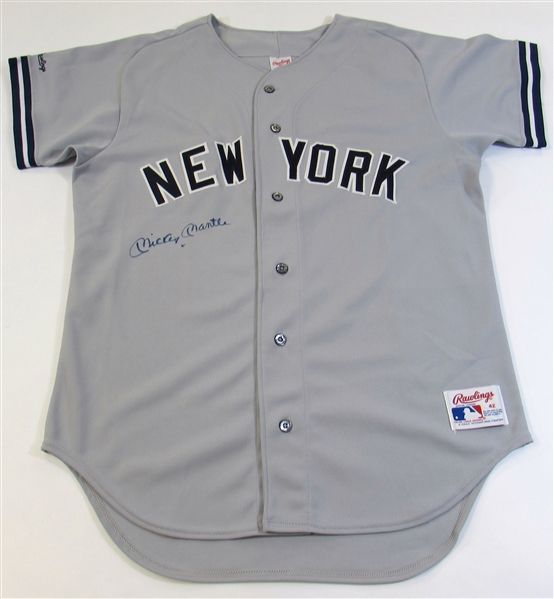 Mickey Mantle Signed Jersey