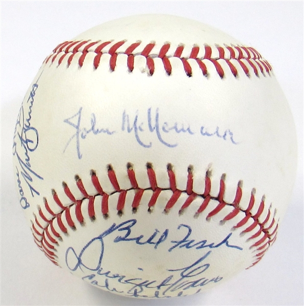 1986 Boston Red Sox Team Signed Ball