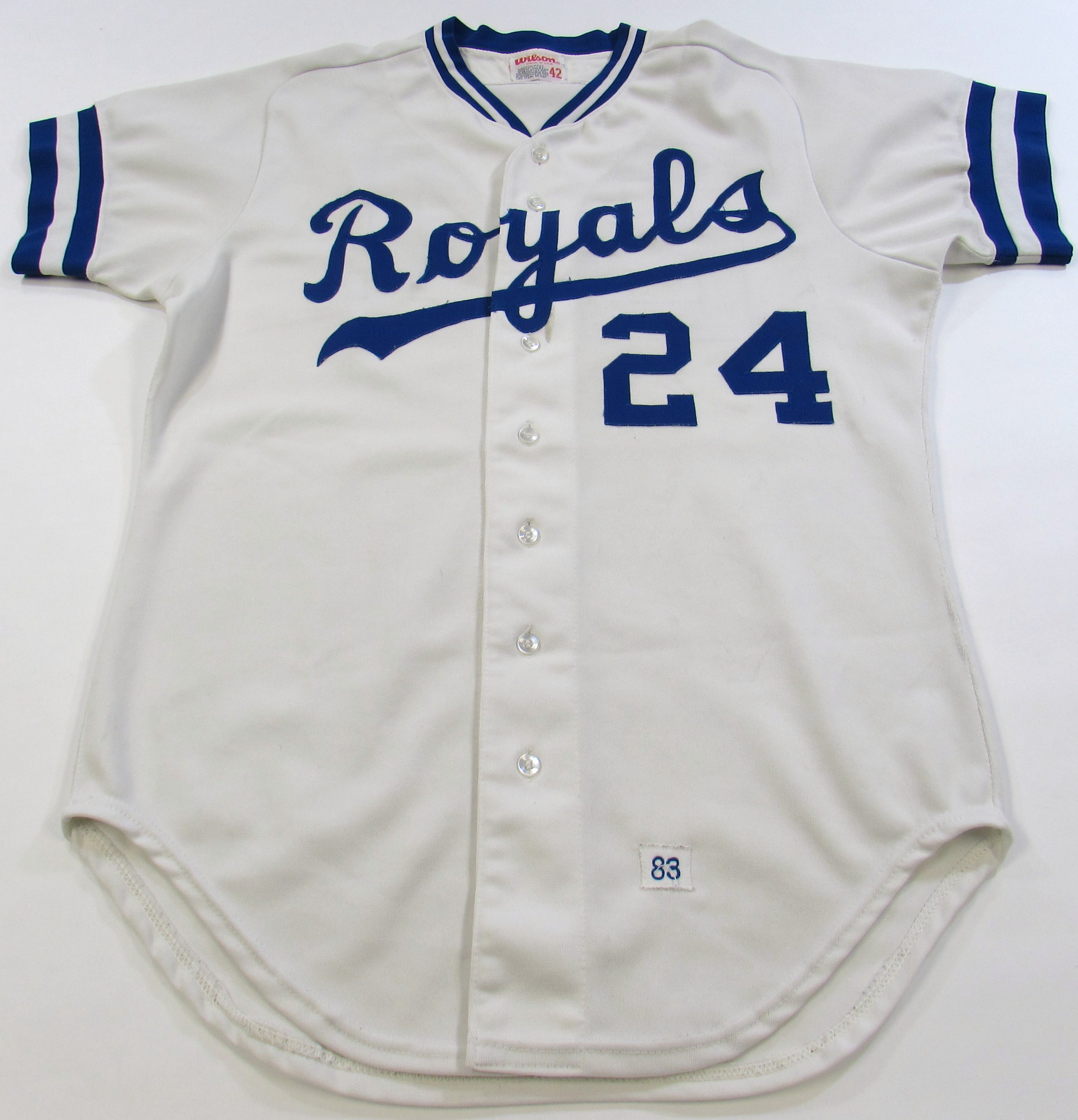 1983 George Brett Game Worn & Signed Kansas City Royals Jersey