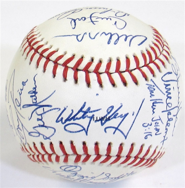 1987 St.Louis Cardnals Team Signed WS Ball