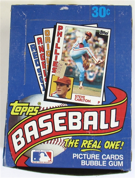 1984 Topps Baseball Unopened Box