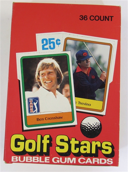 1981 Donruss Golf Unopened Box