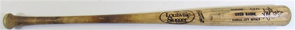 1993-95 Greg Gagne GU Signed Bat