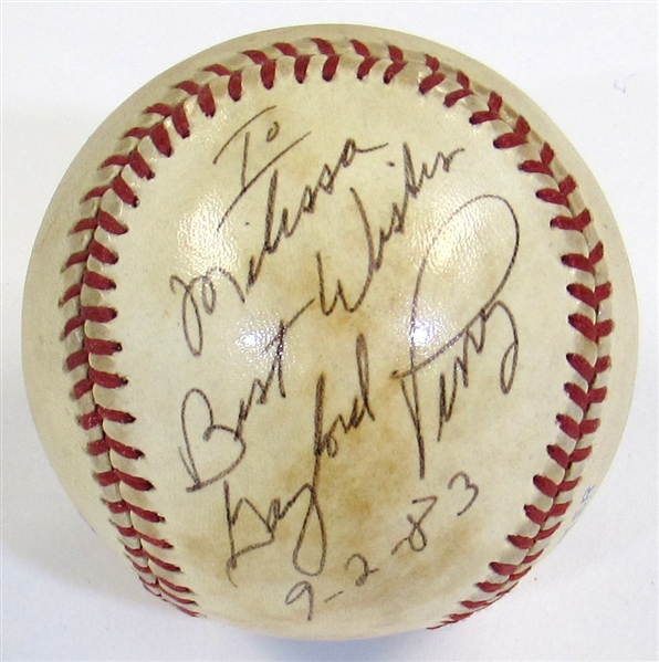 Gaylord Perry Signed Ball