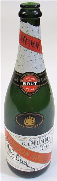 Eddie Murray Signed Champagne Bottle (1510 RBIs Breaking Mantles Record for switch-hitters)