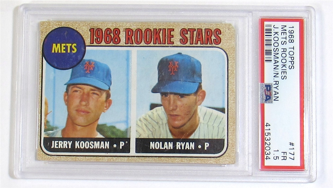 1968 Topps Nolan Ryan Rookie PSA 1.5