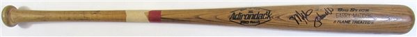 1980-82 Mike Schmidt/Garry Maddox Game Used Signed Bat