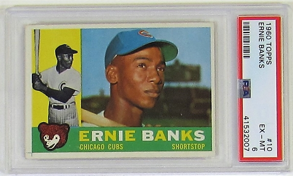 1960 Topps Ernie Banks PSA 6