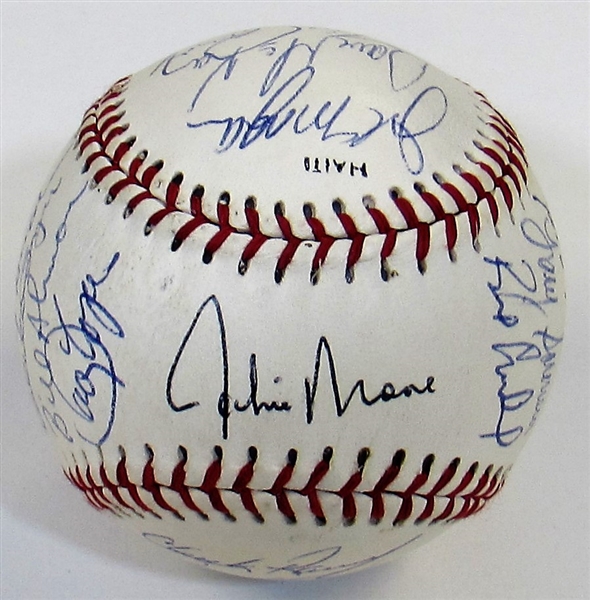 1984 Oakland As Team Signed Ball W/26 Sigs