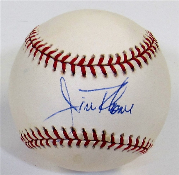 Jim Thome Signed Ball