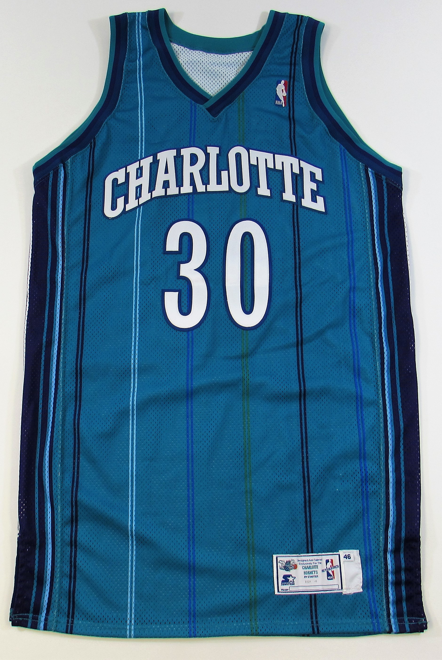 Lot Detail - 1997-98 Del Curry GU Charlotte Hornets Jersey