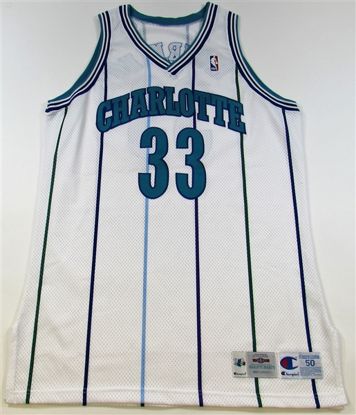 1994-95 Alonzo Mourning GU Charlotte Hornets Jersey