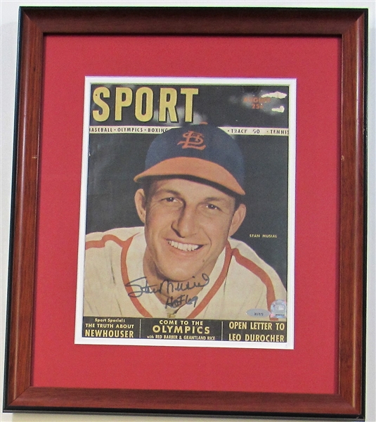 Stan Musial Signed Sport Magazine