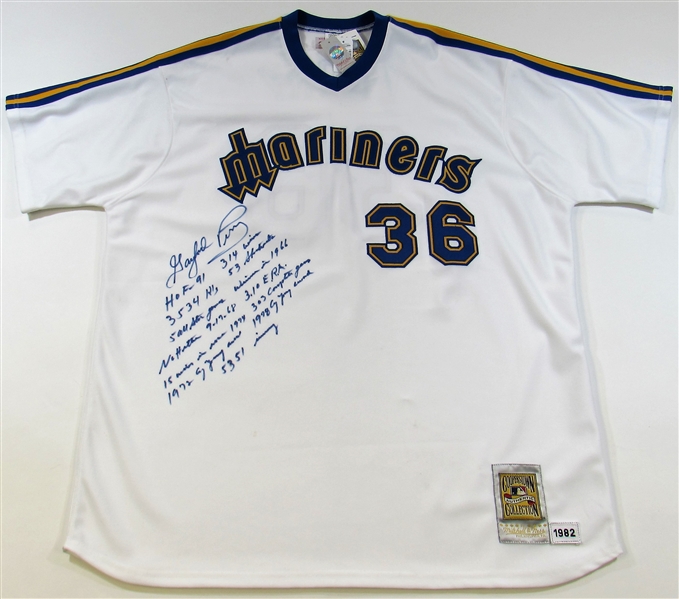 Gaylord Perry Signed Jersey W/ Insriptions
