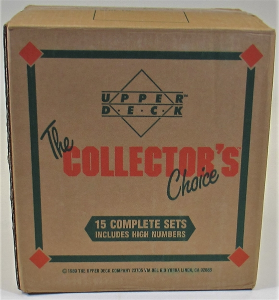 1989 Upper Deck Baseball Factory Set Case