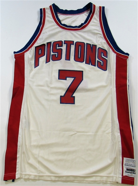 1983 Kelly Tripucka Game Worn Detroit Pistons Jersey
