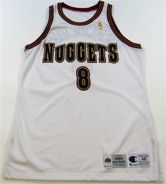 1996-97 Sarunas Marciulionis GU Denver Nuggets Jersey