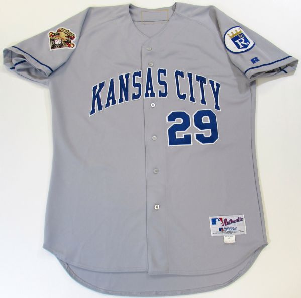 2001 Kansas City Royals Mike Sweeney Game Used Jersey