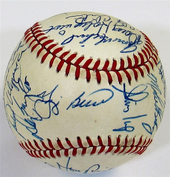 1984 NY Yankees Team Signed Ball