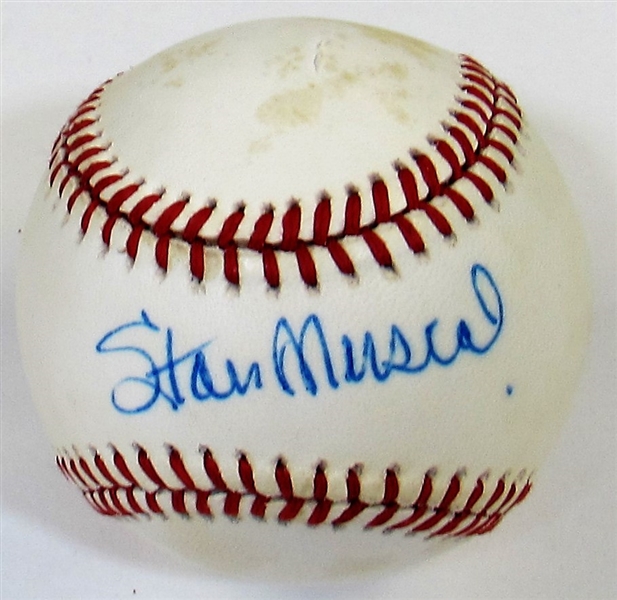 Stan Musial Signed Ball