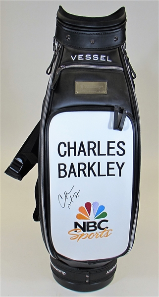 Charles Barkley Signed Golf Bag from American Century Limited Edtion