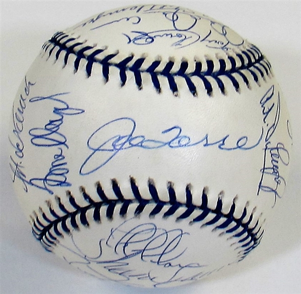 1998 N.Y. Yankees Team Signed Ball