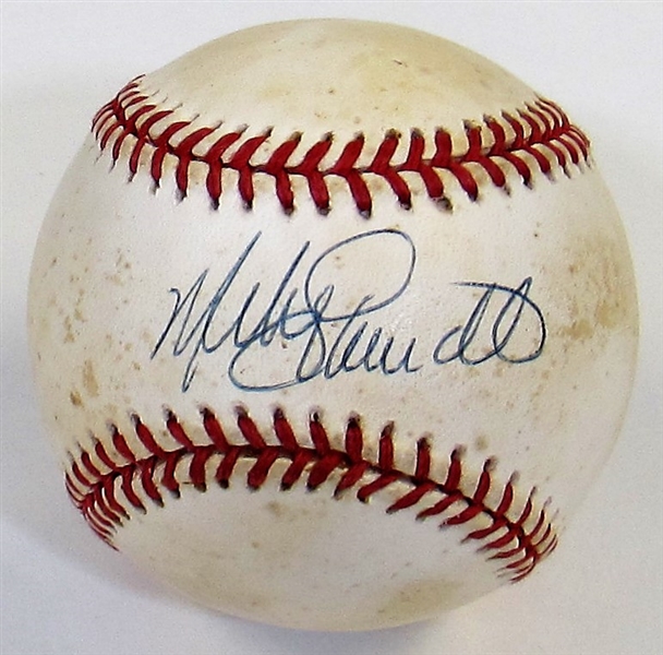 Mike Schmidt Single Signed Baseball - JSA Authenticated.