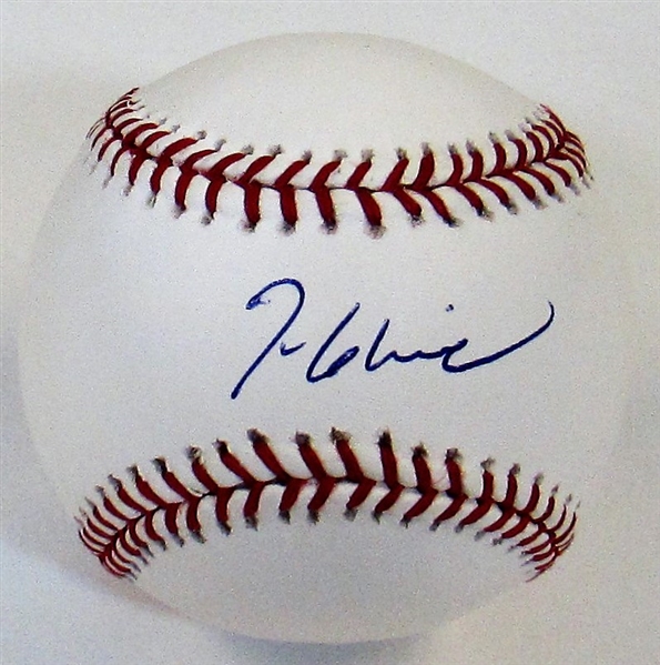 Tom Glavine Single Signed Baseball JSA Authenticated.