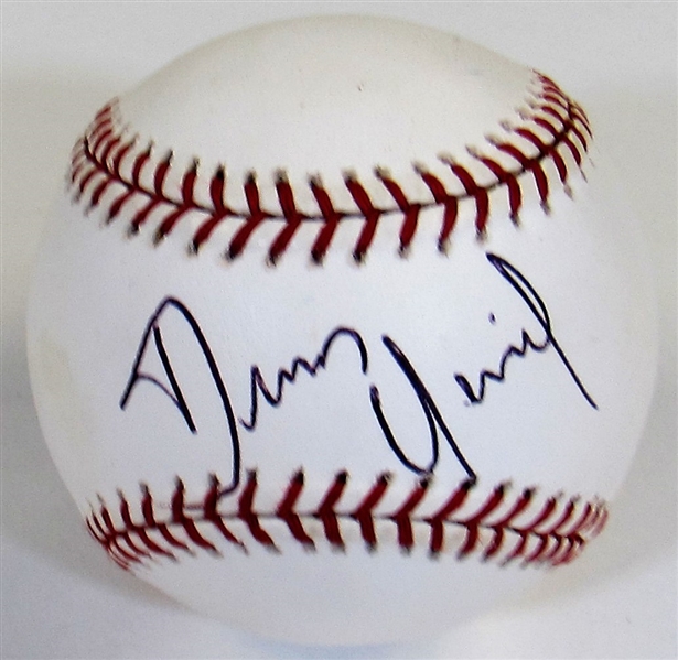 Dennis Quaid Signed Baseball