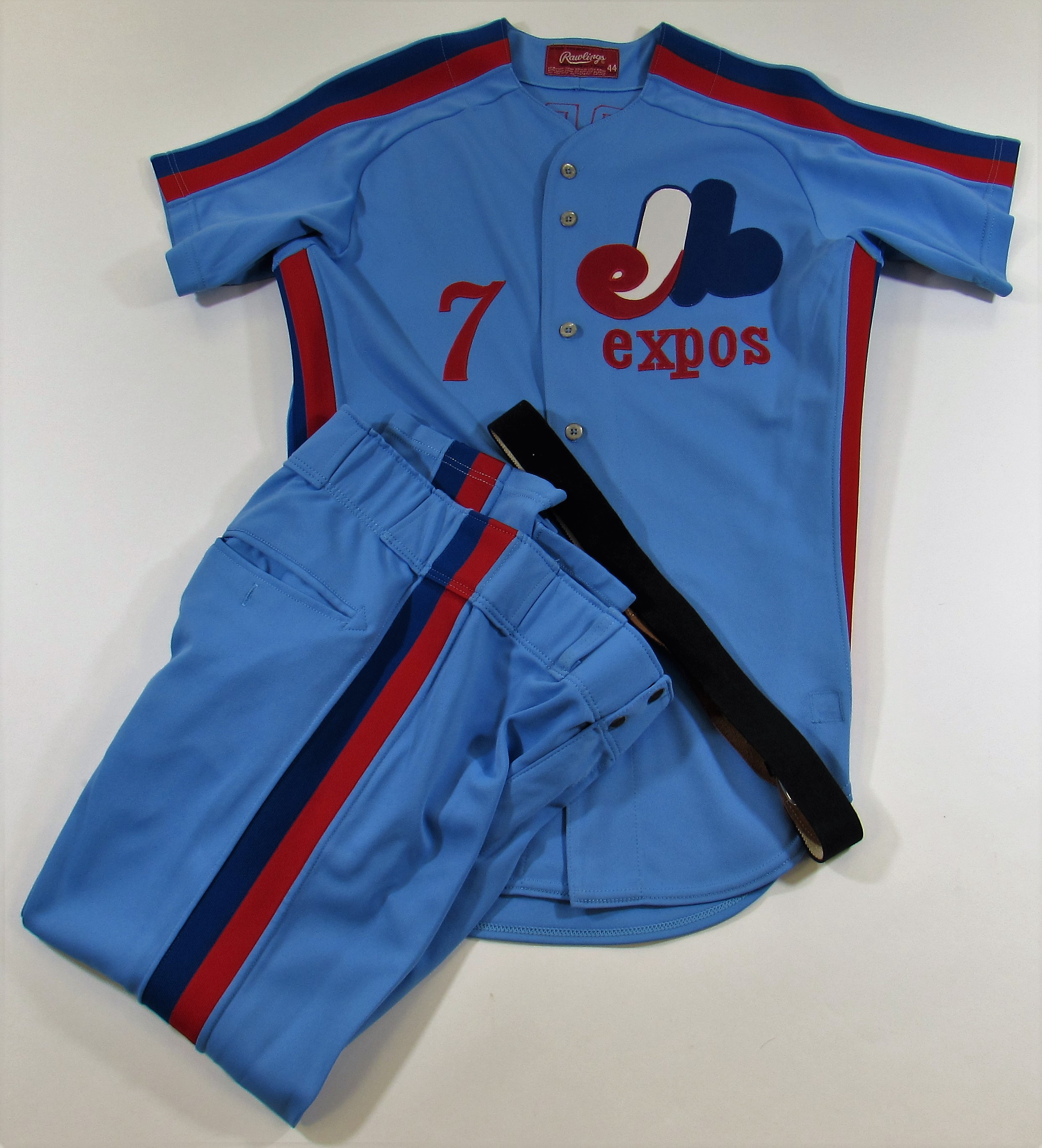Lot Detail - 1983 Bill Virdon Montreal Expos Road Blue Full Uniform & Jacket