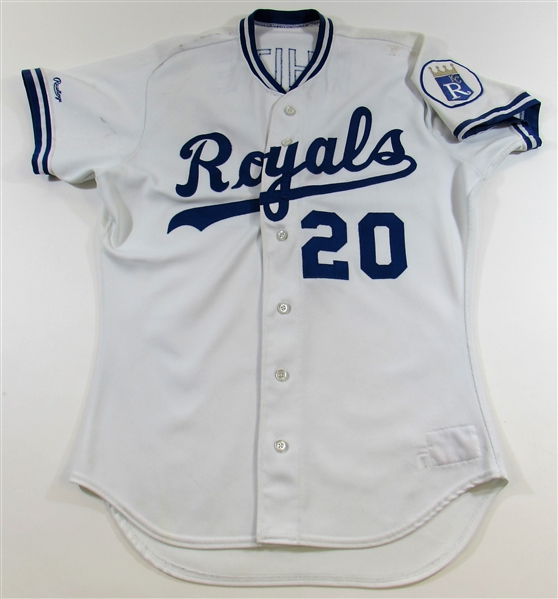 1989 Frank White Game Used Kansas City Royals Jersey