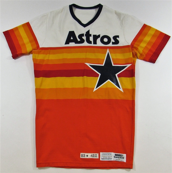 1983 Houston Astros Bill Virdon Game Issued Jersey